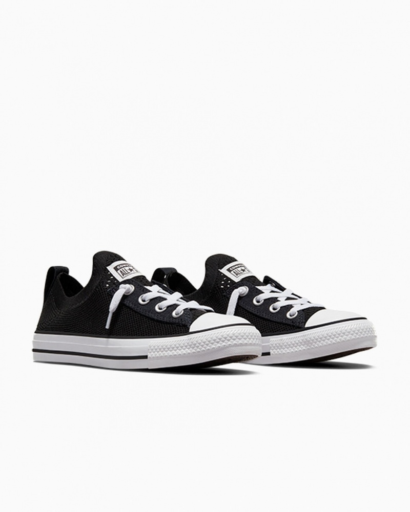 Converse Chuck Taylor All Star Shoreline Knit Slip Noir Blanche Noir  | SMJ-5868939