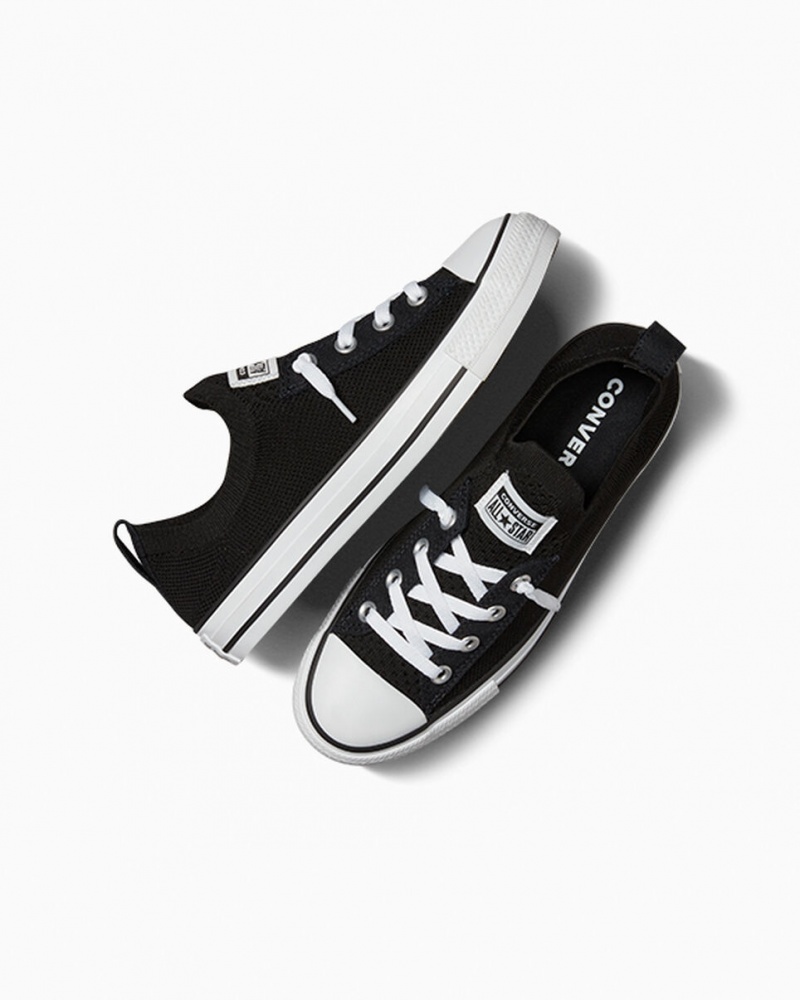 Converse Chuck Taylor All Star Shoreline Knit Slip Noir Blanche Noir  | SMJ-5868939