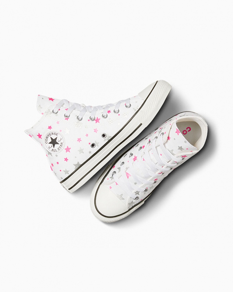 Converse Chuck Taylor All Star Sparkle Blanche Rose Blanche  | EEF-0022554