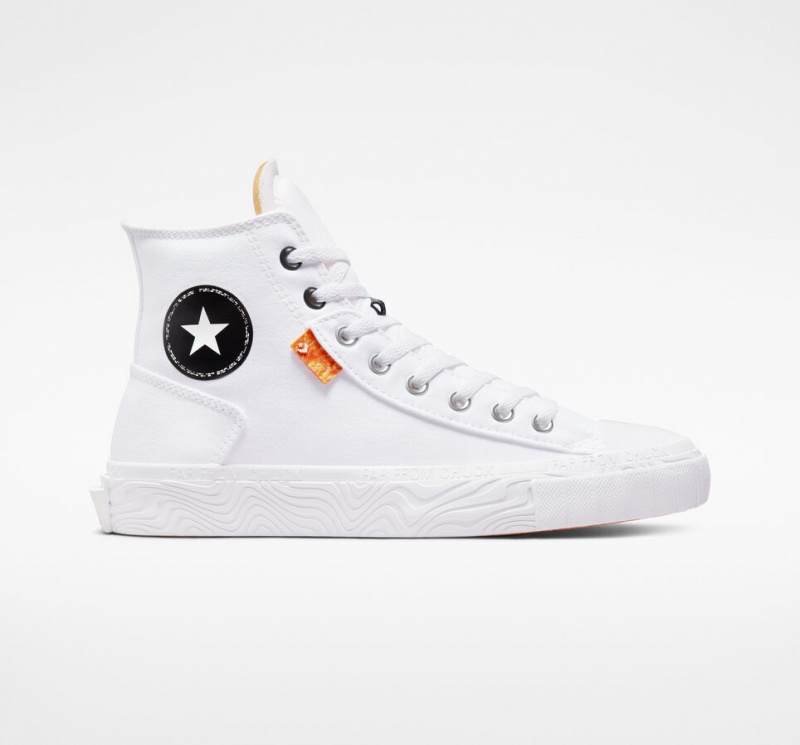 Converse Chuck Taylor Alt Star Tela Blanche Noir Blanche  | SUN-9970632