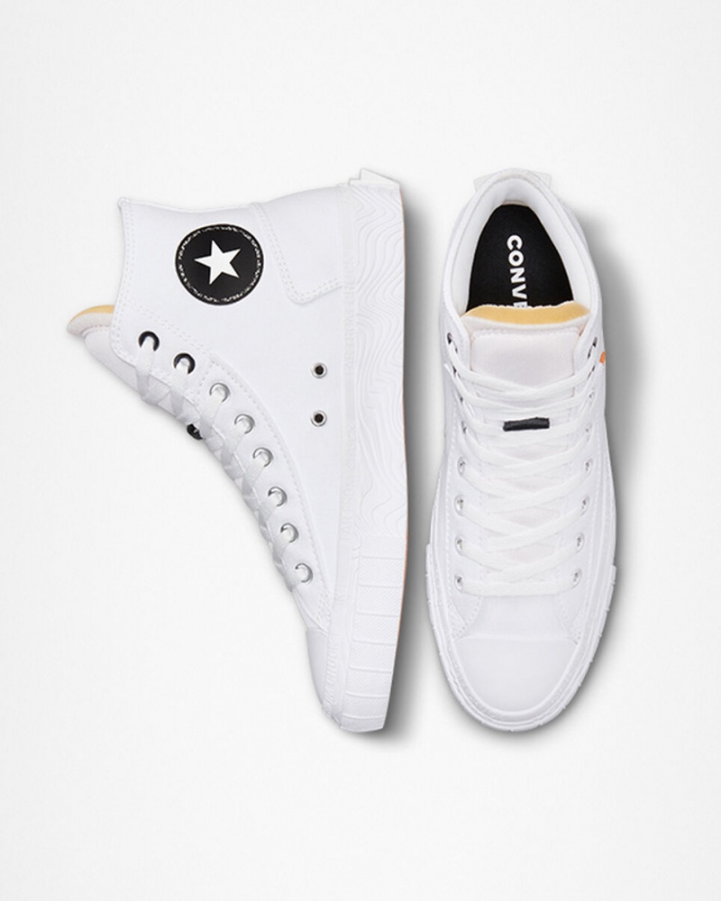 Converse Chuck Taylor Alt Star Tela Blanche Noir Blanche  | SUN-9970632