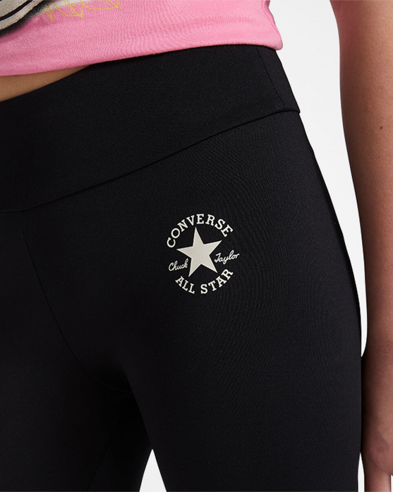 Converse Chuck Taylor Patch High Rise Leggings Noir  | WKH-9613389