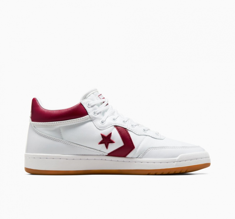 Converse CONS Fastbreak Pro Cuir Blanche Rouge Blanche  | HKQ-5512908