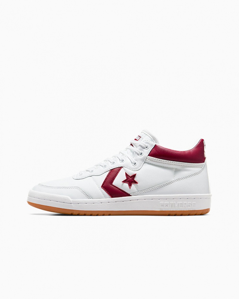 Converse CONS Fastbreak Pro Cuir Blanche Rouge Blanche  | HKQ-5512908