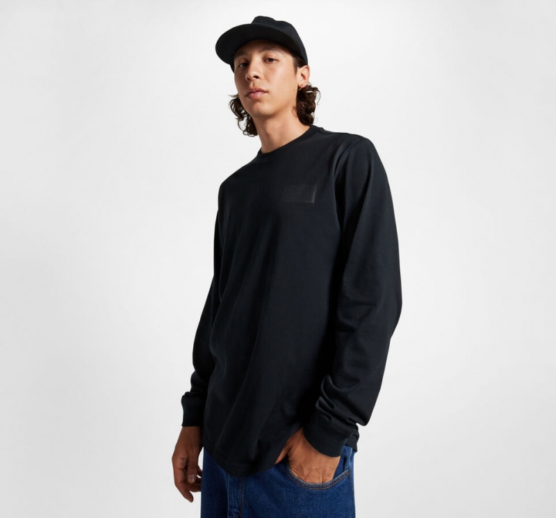 Converse CONS Long Sleeve T-Shirt Noir  | BBO-8171486