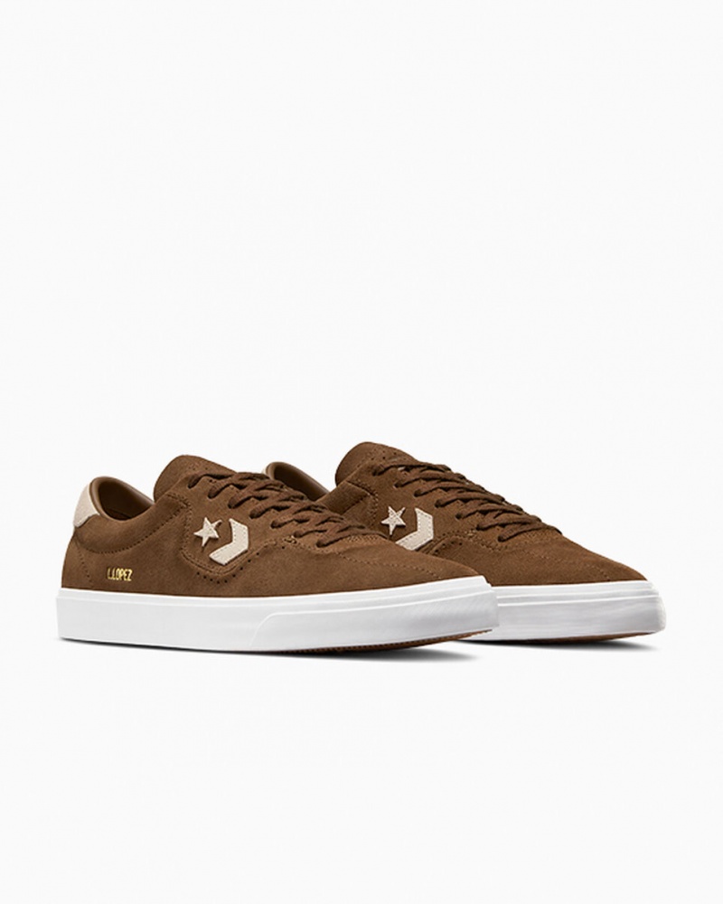 Converse CONS Louie Lopez Pro Daim Marron  | YGN-3053314