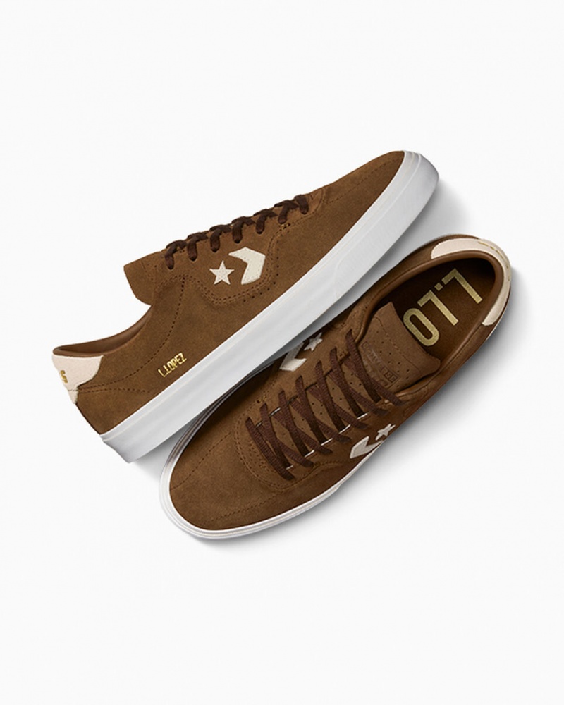 Converse CONS Louie Lopez Pro Daim Marron  | YGN-3053314