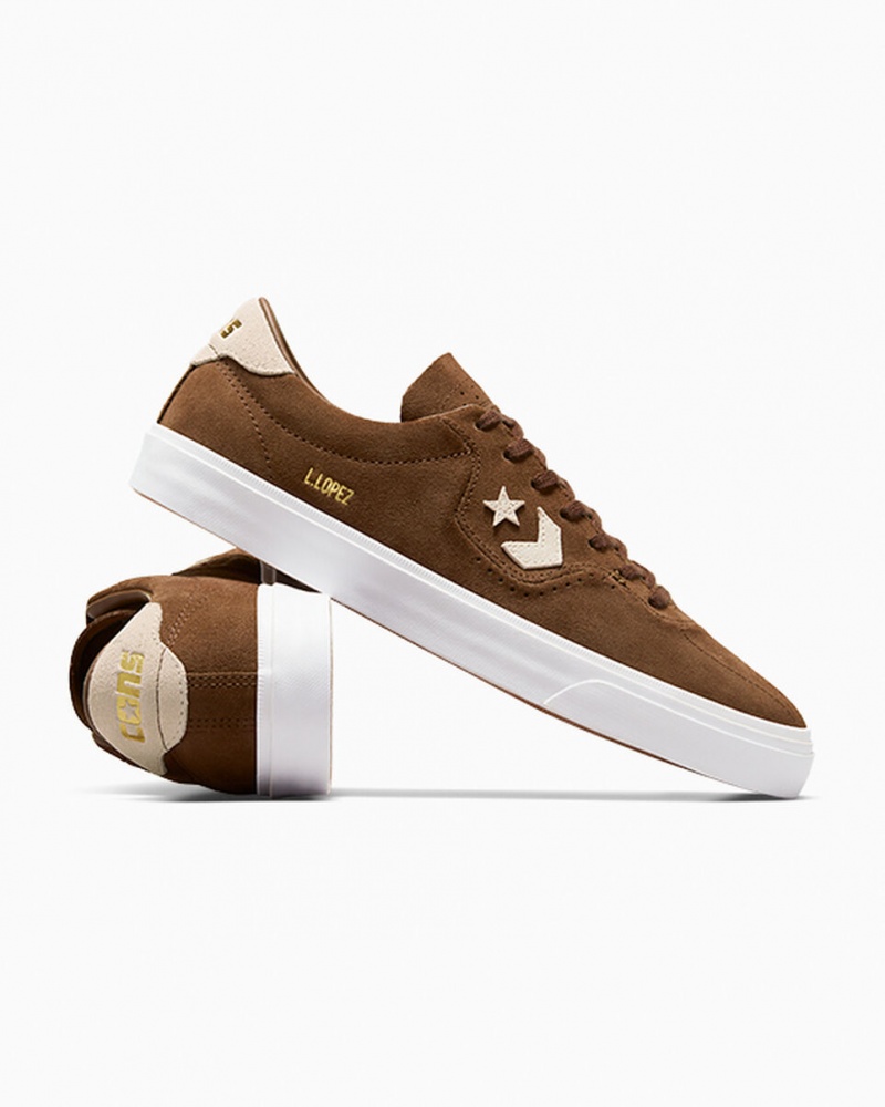 Converse CONS Louie Lopez Pro Daim Marron  | YGN-3053314