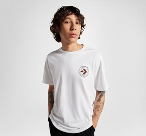 Converse All Star Mountain T-Shirt Blanche  | PNQ-9642182