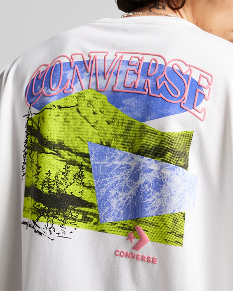 Converse All Star Mountain Remix T-Shirt Blanche  | RDI-5168277