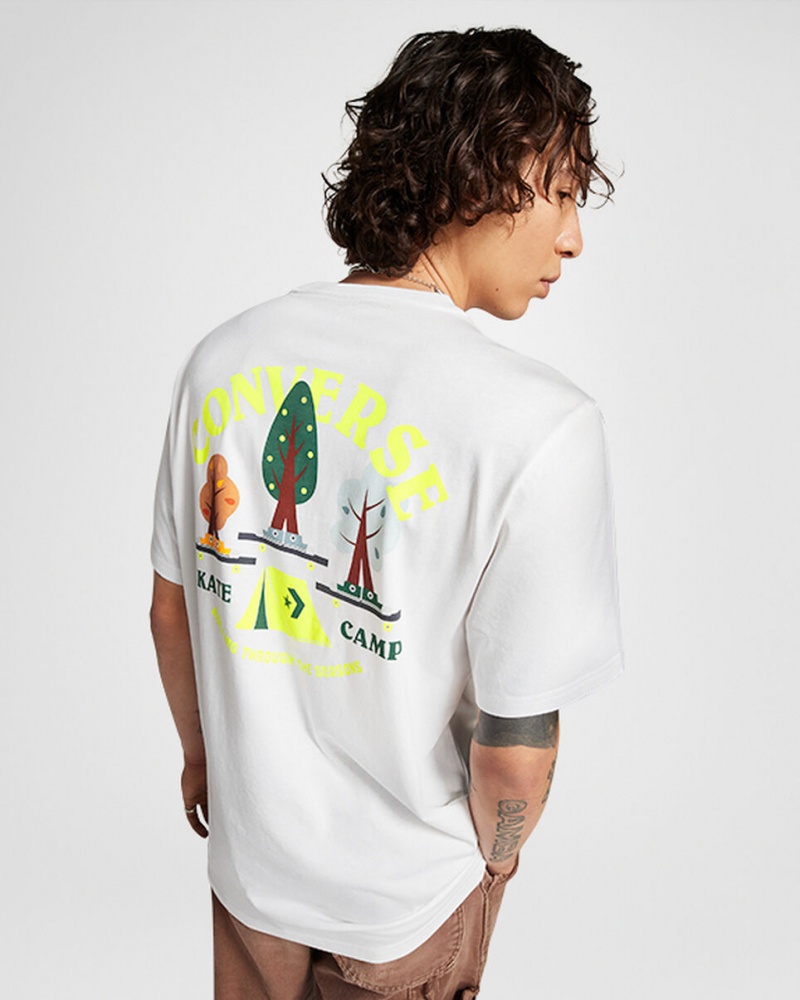 Converse All Star Tree T-shirt Blanche  | WHP-6315831