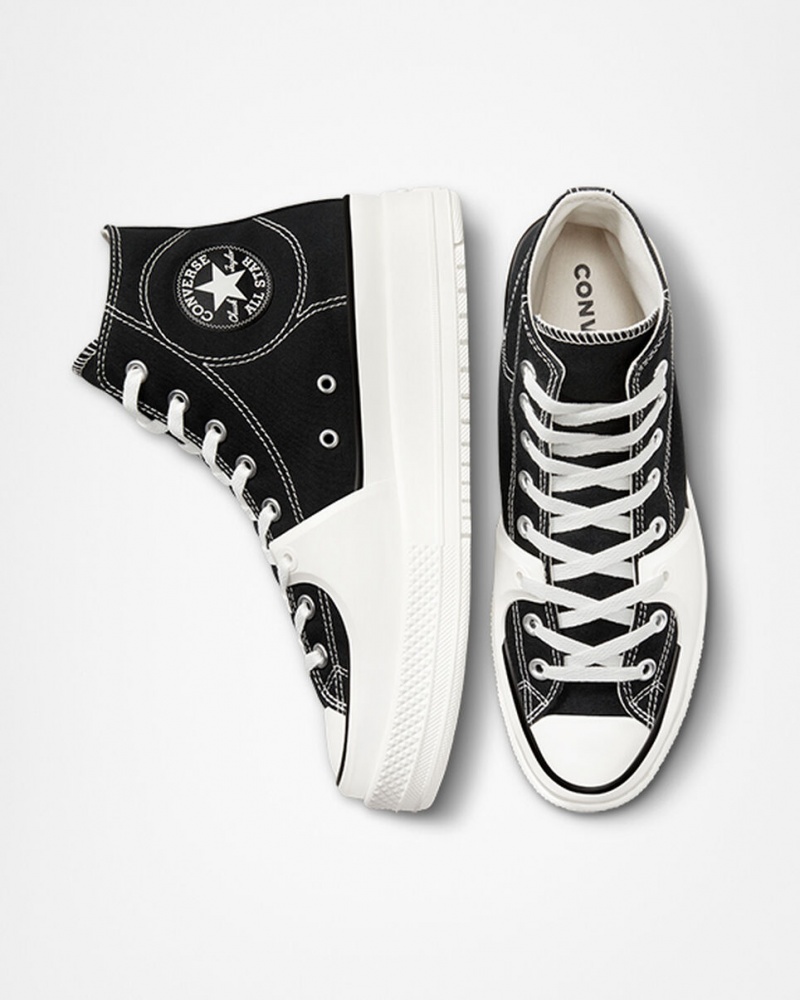 Converse Chuck Taylor All Star Construct Noir Blanche  | BDI-1848163