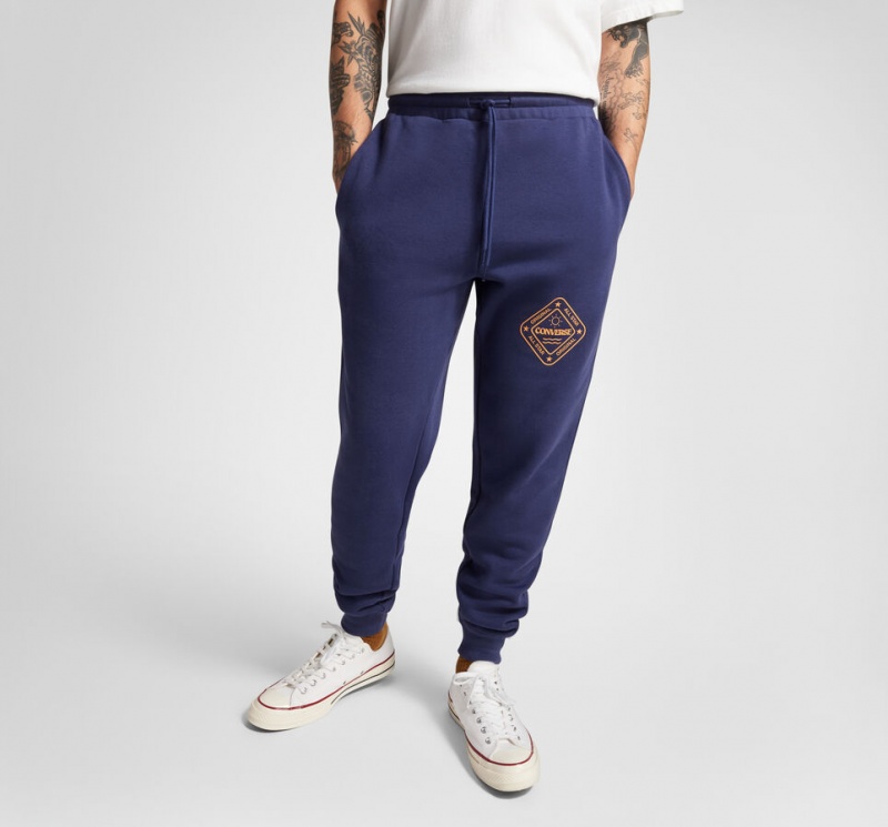 Converse All Star D'hiver Graphique Sweatpant Bleu  | BDE-6358163