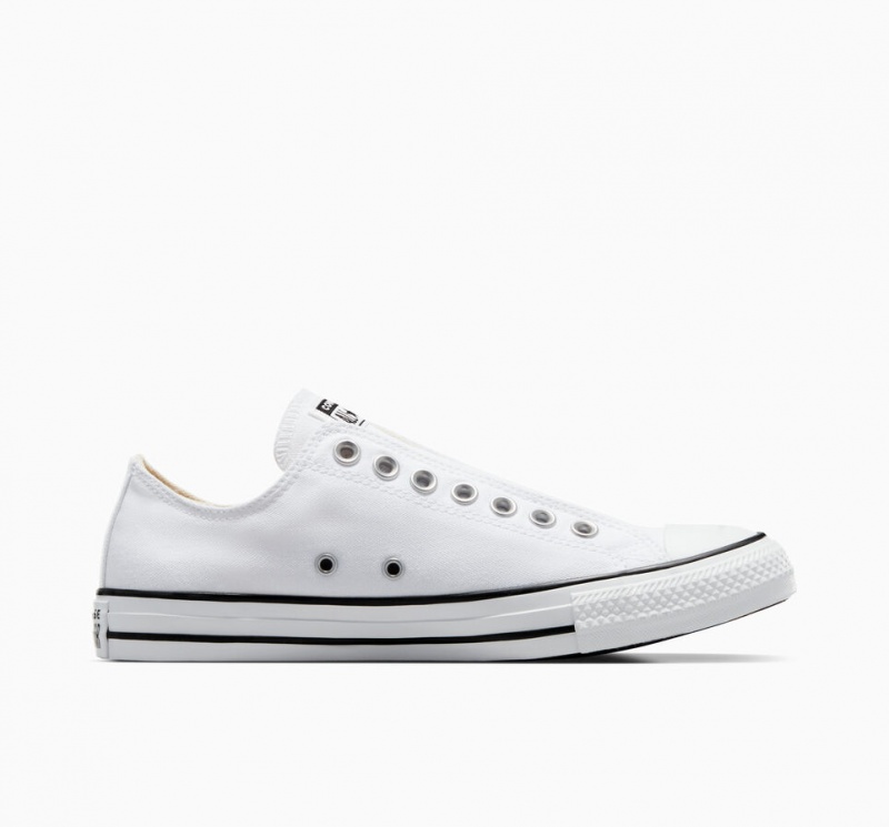 Converse Chuck Taylor All Star Slip Blanche Noir Blanche  | MMC-3626160