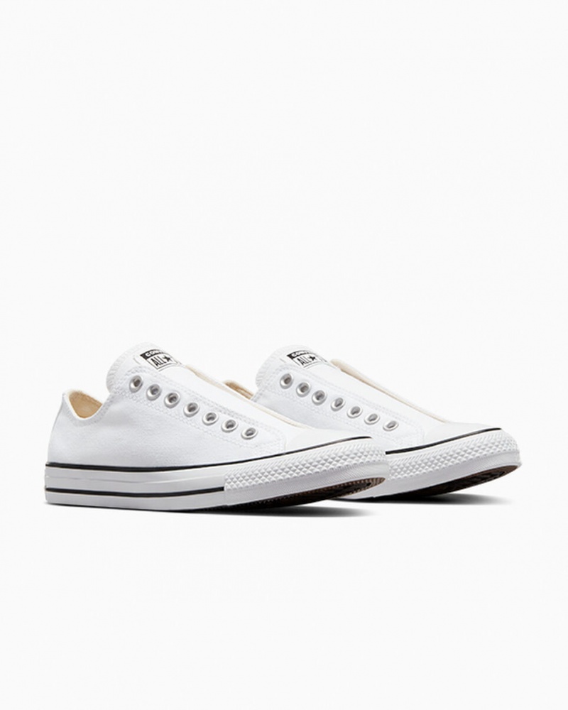 Converse Chuck Taylor All Star Slip Blanche Noir Blanche  | MMC-3626160