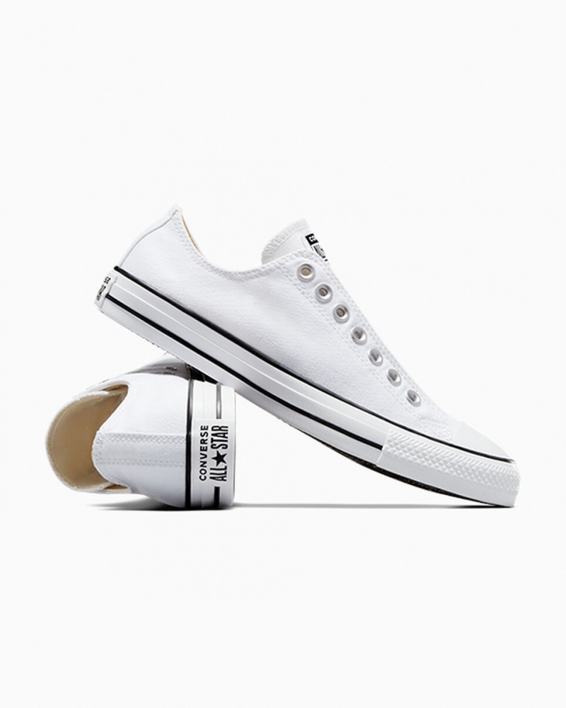 Converse Chuck Taylor All Star Slip Blanche Noir Blanche  | MMC-3626160