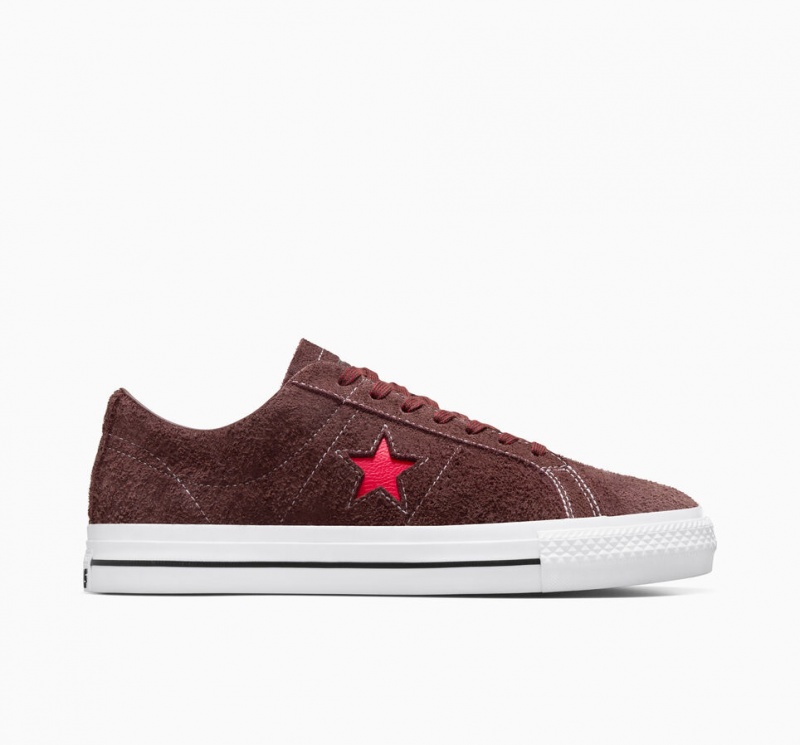 Converse CONS One Star Pro Marron Blanche Rouge  | PZM-7385633