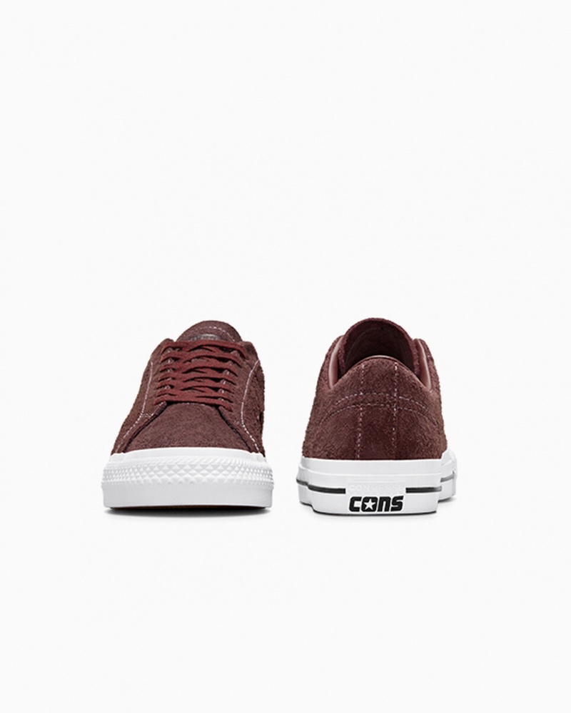 Converse CONS One Star Pro Marron Blanche Rouge  | PZM-7385633