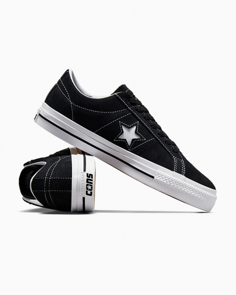 Converse CONS One Star Pro Noir Noir Blanche  | CSY-7001252