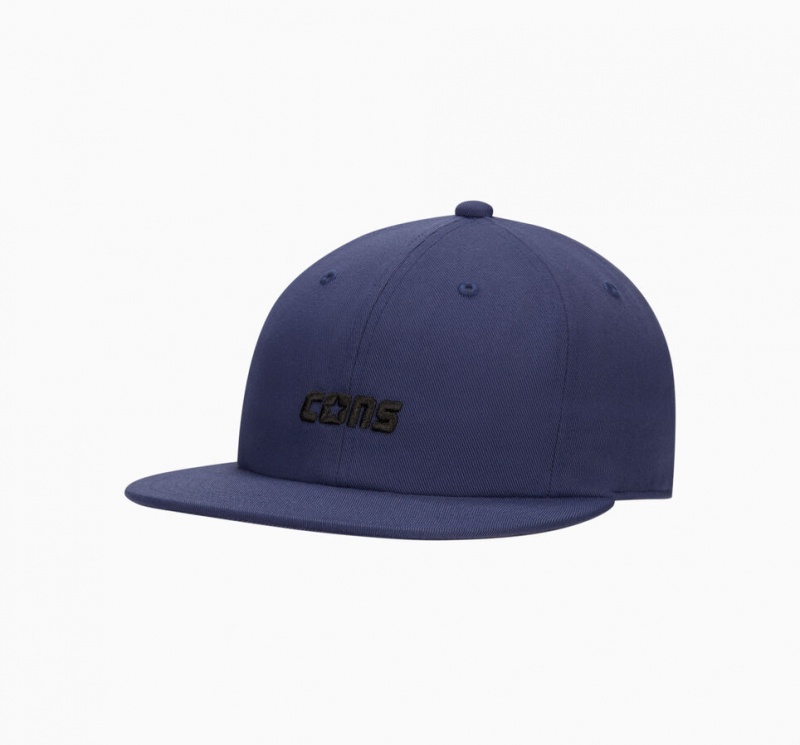 Converse CONS Six Panel Baseball Hat Bleu  | ISV-1003710