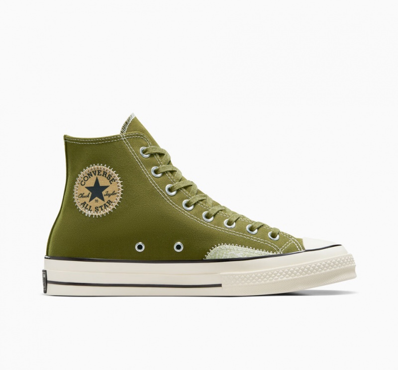 Converse Chuck 70 Crafted Ollie Patch Vert Vert  | DEH-4359636