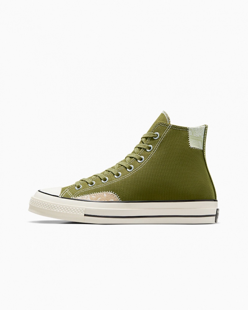 Converse Chuck 70 Crafted Ollie Patch Vert Vert  | DEH-4359636