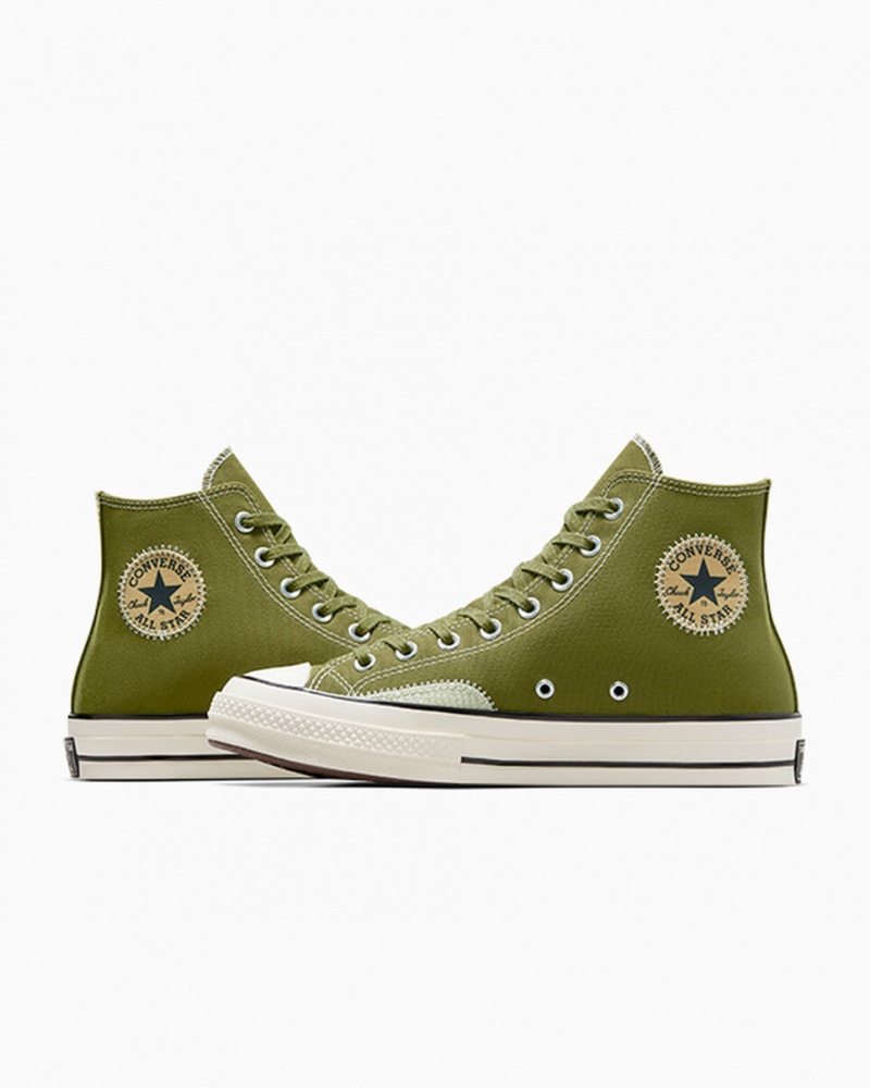 Converse Chuck 70 Crafted Ollie Patch Vert Vert  | DEH-4359636