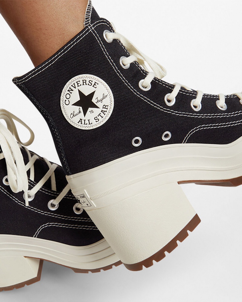 Converse Chuck 70 De Luxe Heel Noir  | ANM-6252348