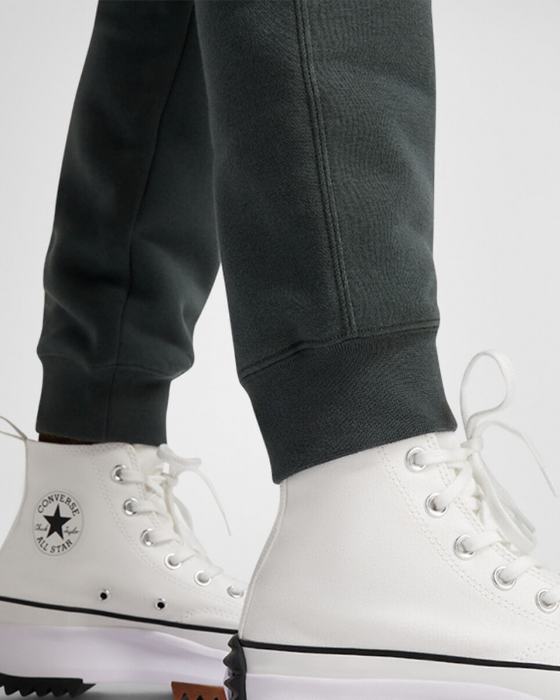 Converse Converse Go-To All Star Patch Standard-Fit Fleece Sweatpants Vert  | FCK-3207735