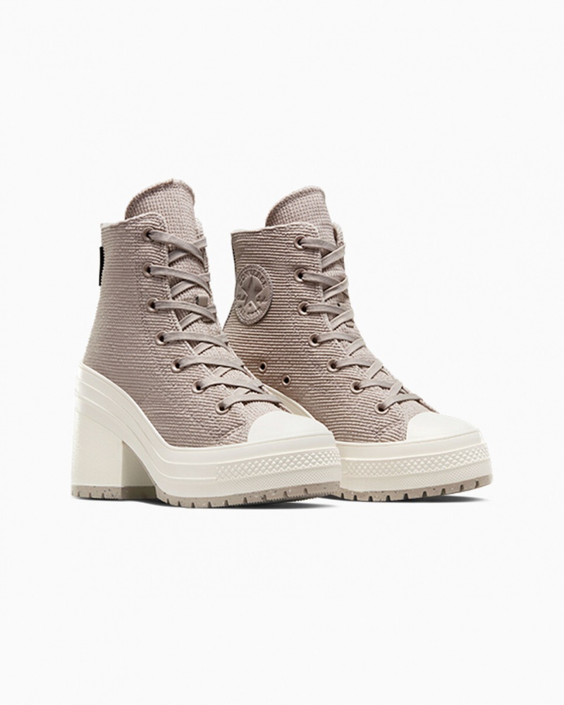 Converse Chuck 70 De Luxe Heel Plateforme Counter Climate Wonder Stone / Egret  | FSU-2675235