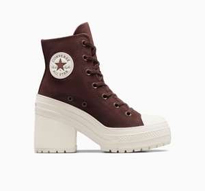 Converse Chuck 70 De Luxe Heel Daim Marron  | PXU-0114134