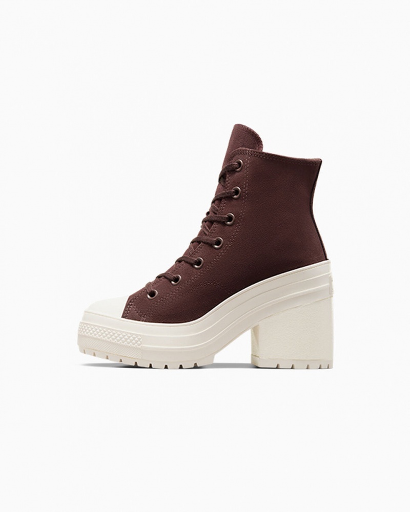 Converse Chuck 70 De Luxe Heel Daim Marron  | FPT-6078027