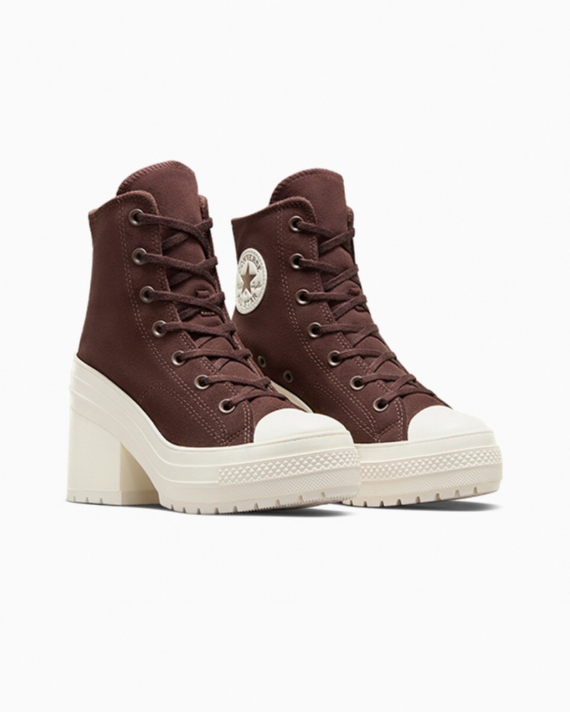 Converse Chuck 70 De Luxe Heel Daim Marron  | FPT-6078027