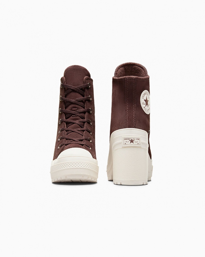 Converse Chuck 70 De Luxe Heel Daim Marron  | PXU-0114134