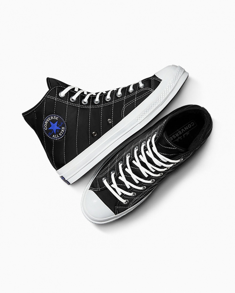 Converse Chuck 70 Faux Fur Noir Bleu Grise  | OZT-9382306