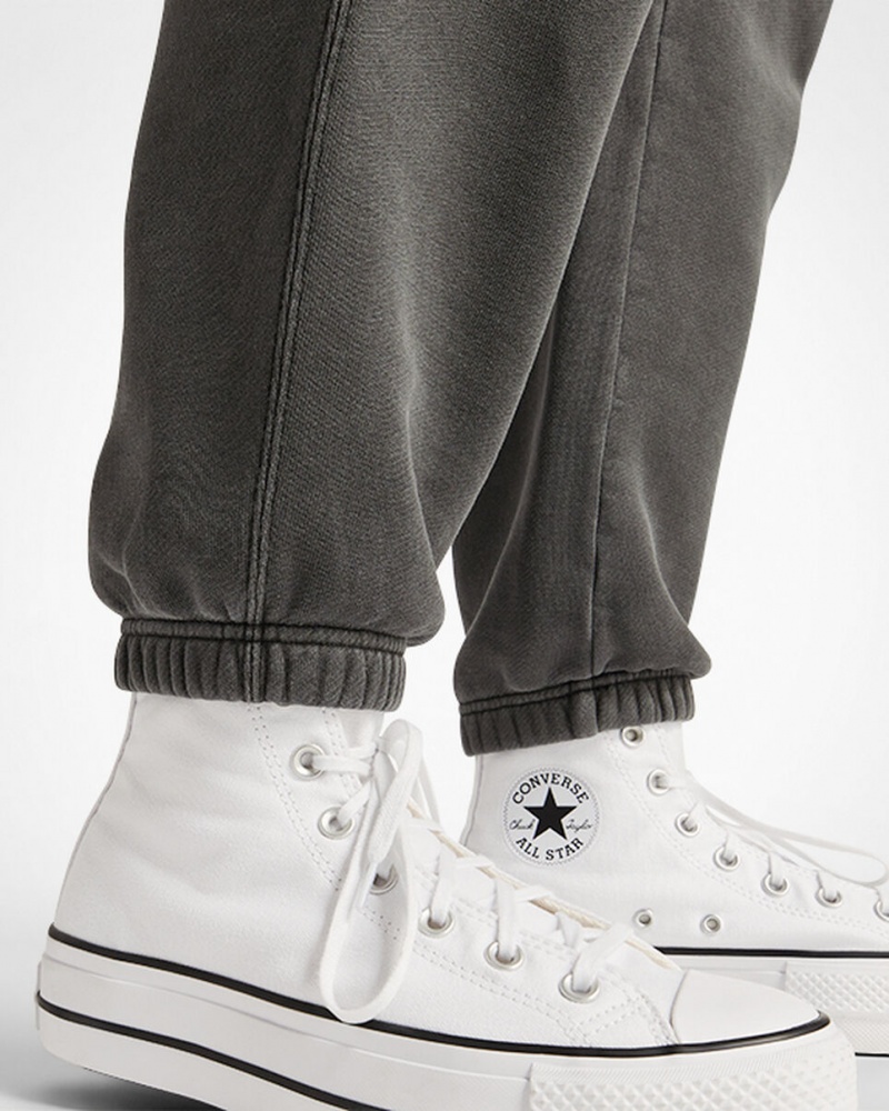 Converse Converse Go-To Sneaker Patch Loose-Fit Sweatpants Noir  | ZYR-9050863