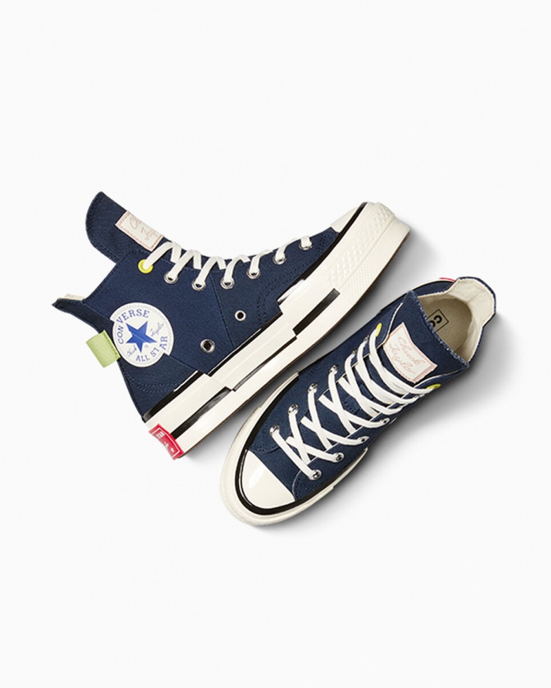 Converse Chuck 70 Plus Heel Loop Bleu Marine Noir  | SOB-0281038