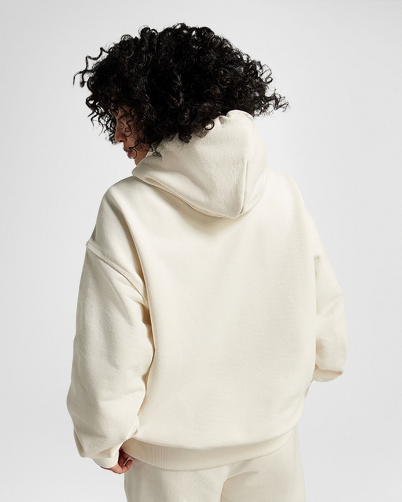 Converse Converse Gold Standard Loose-Fit Pullover Hoodie Egret  | BWG-8285400