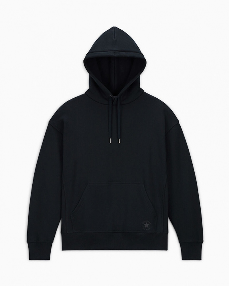 Converse Converse Gold Standard Loose-Fit Pullover Hoodie Noir  | YBC-1348097