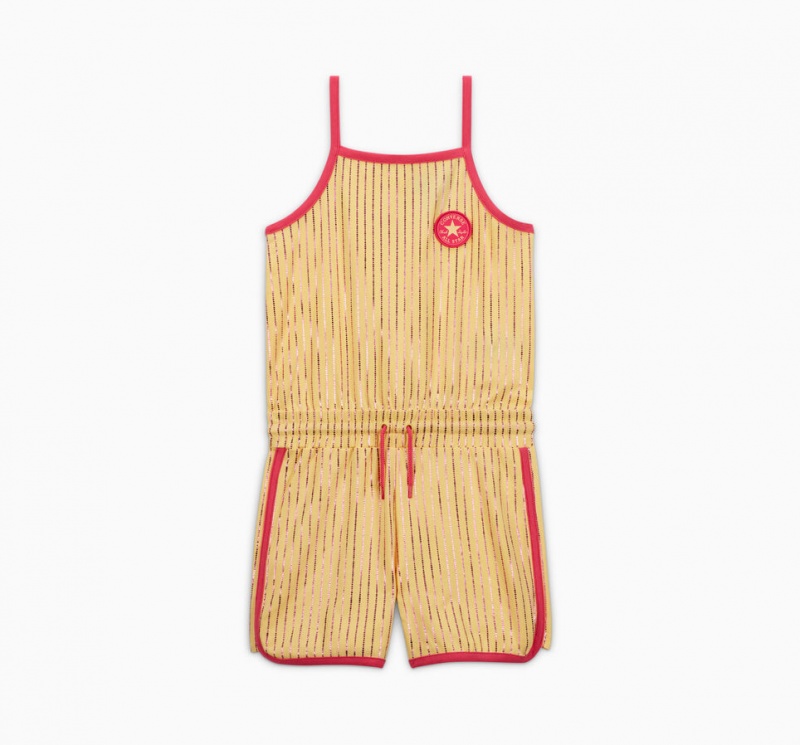 Converse Converse Shine Printed Romper Sunny Oasis  | YMK-6045862