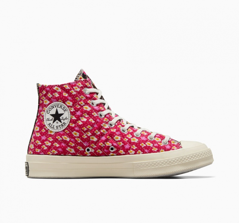 Converse Converse Upcycled Floral Chuck 70 Noir Rouge Bleu  | WGZ-6700317