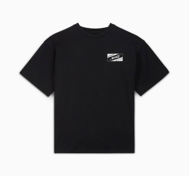 Converse Converse x Awake NY Jersey T-Shirt Noir  | DZL-7877020