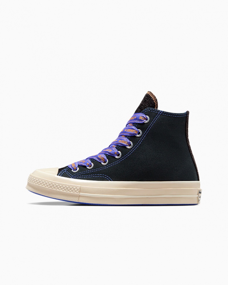 Converse Chuck 70 Ribbon Laces Noir Bleu  | WYF-0373033