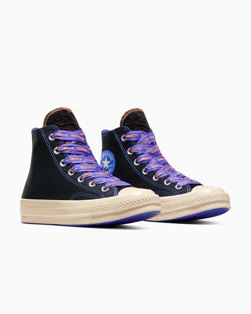 Converse Chuck 70 Ribbon Laces Noir Bleu  | WYF-0373033