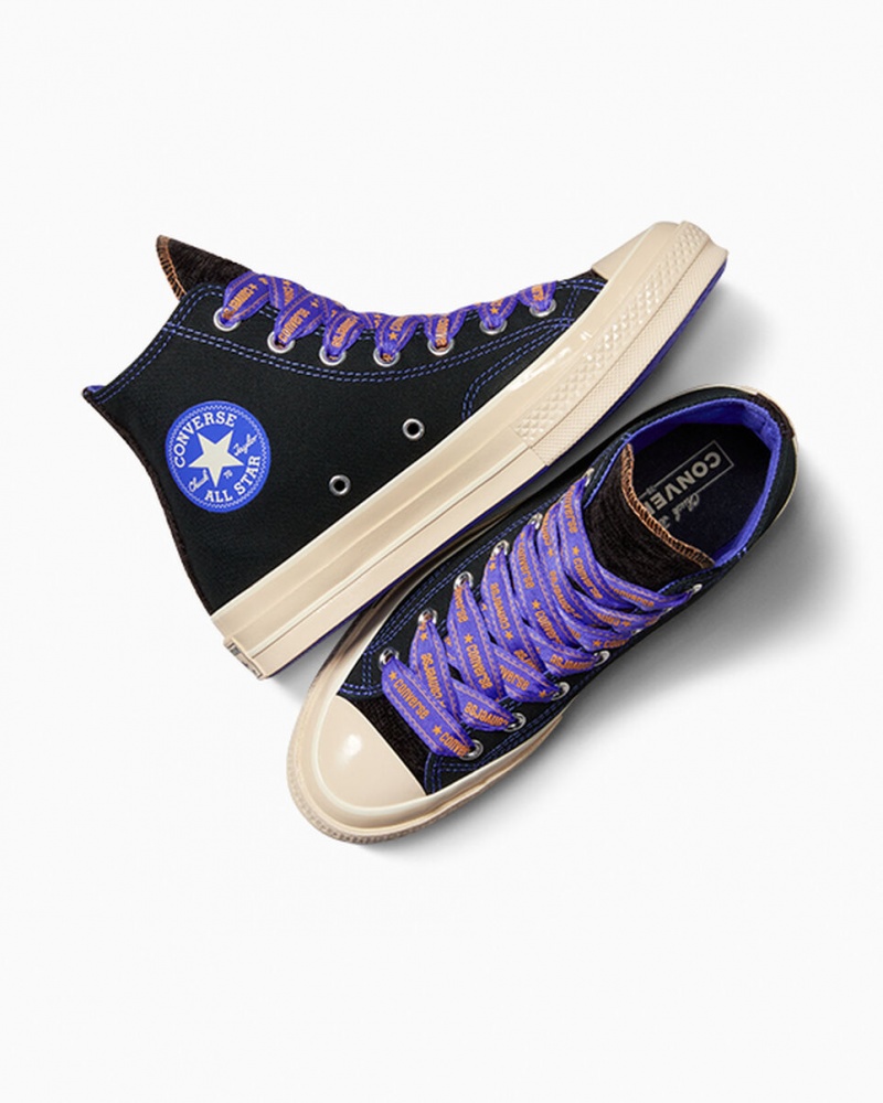 Converse Chuck 70 Ribbon Laces Noir Bleu  | WYF-0373033