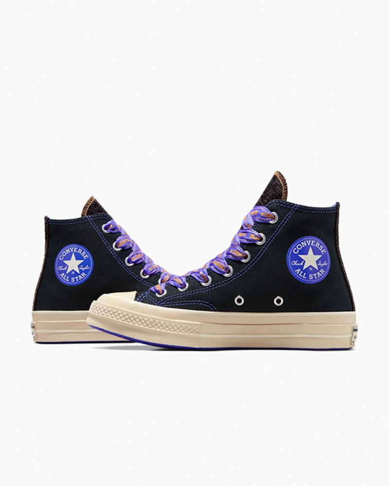 Converse Chuck 70 Ribbon Laces Noir Bleu  | WYF-0373033