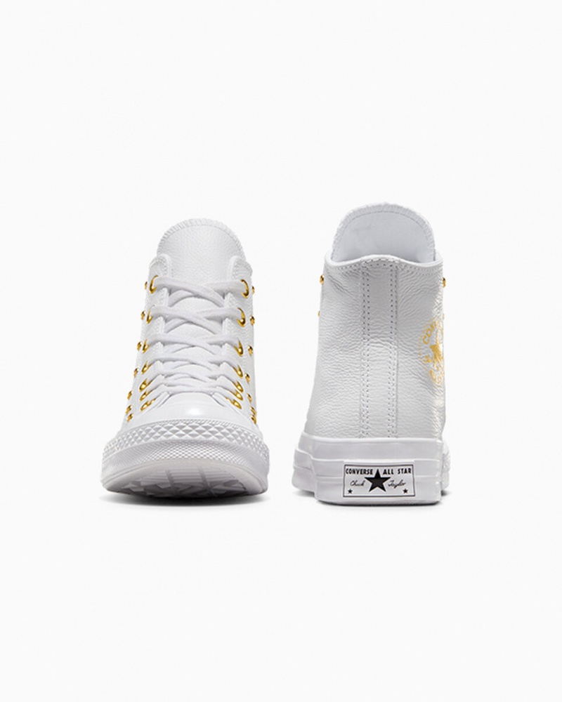 Converse Chuck 70 Star Studded Blanche Blanche Doré  | DOU-7753320