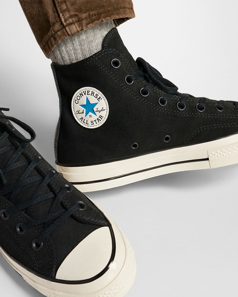 Converse Chuck 70 Daim Noir Bleu  | RWG-7399013