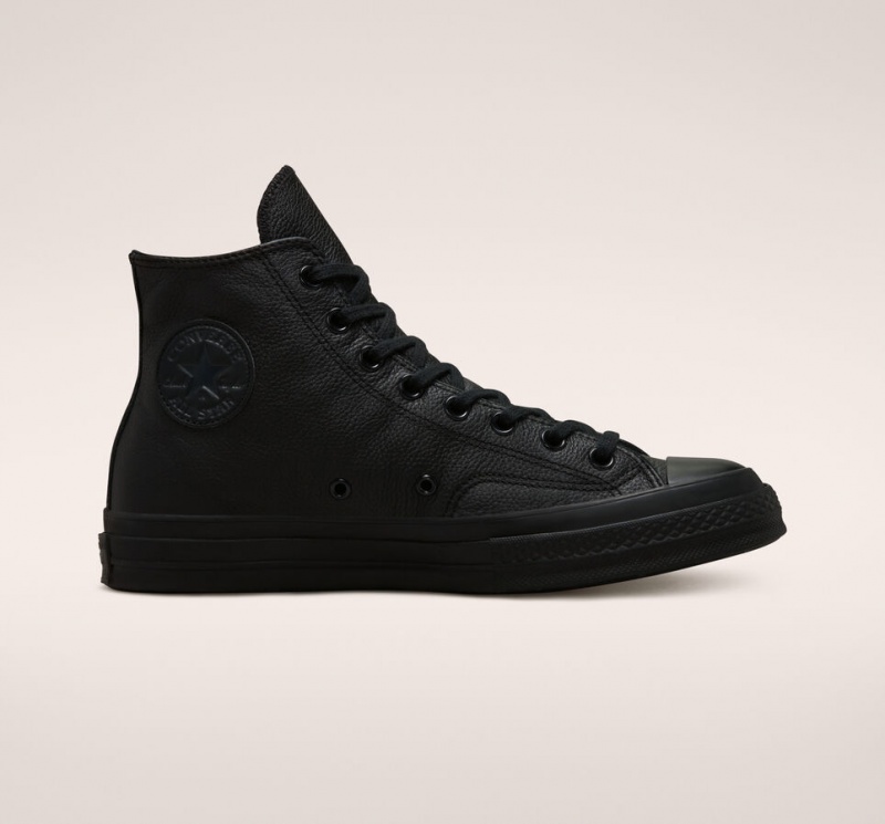 Converse Chuck 70 Tonal Cuir Noir Noir Noir  | JNW-9576974