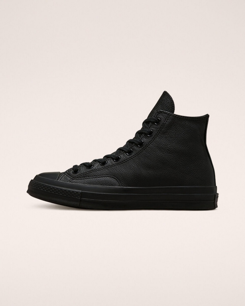 Converse Chuck 70 Tonal Cuir Noir Noir Noir  | JNW-9576974